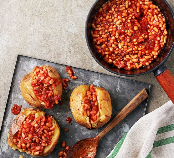 Healthy baked beans recipe 
