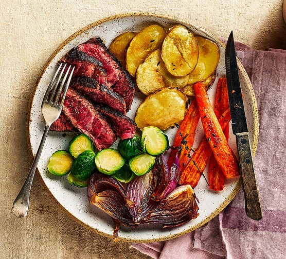 Healthy roast dinner recipe 