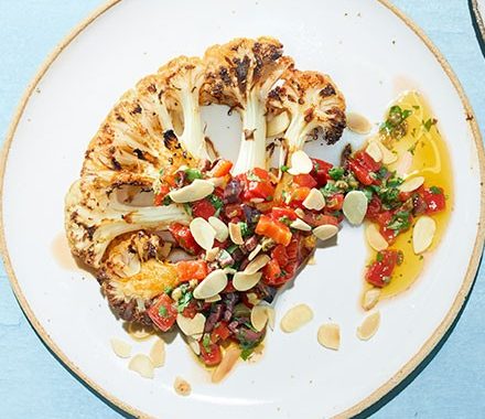 Roasted cauliflower steaks recipe