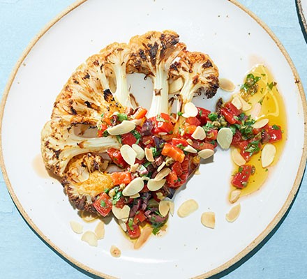 Roasted cauliflower steaks recipe 
