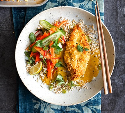 Healthy chicken katsu curry recipe 