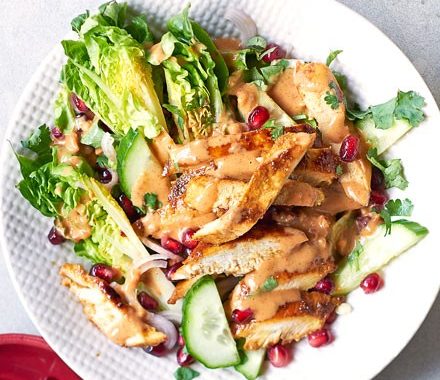 Chicken satay salad recipe