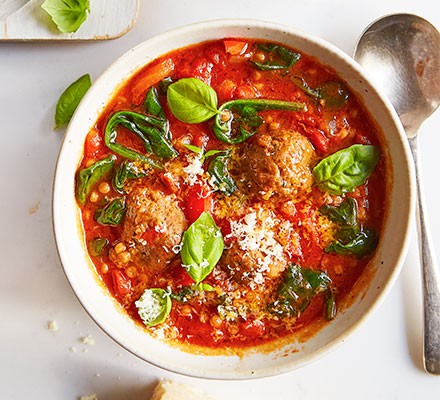 Meatball & tomato soup recipe 