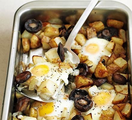 Healthy egg & chips recipe 