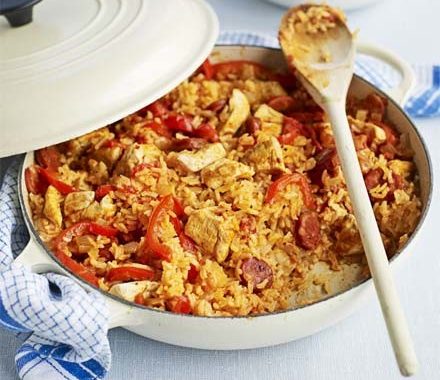 Chicken & chorizo jambalaya recipe
