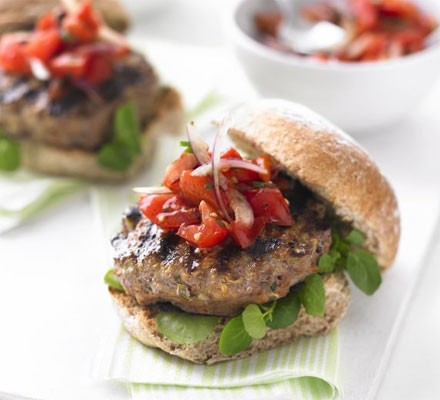 Healthy burgers recipe 