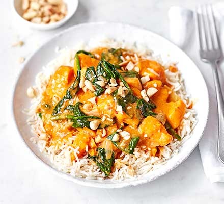 Satay sweet potato curry recipe 