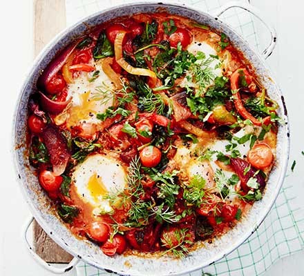 Healthy shakshuka recipe 