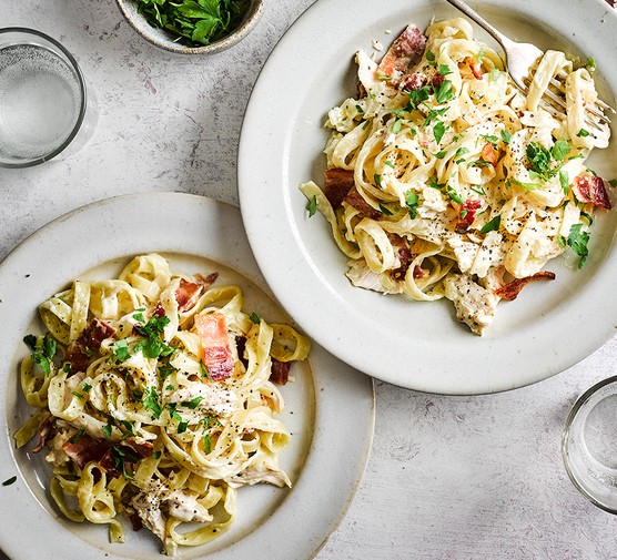 Chicken & bacon pasta recipe 