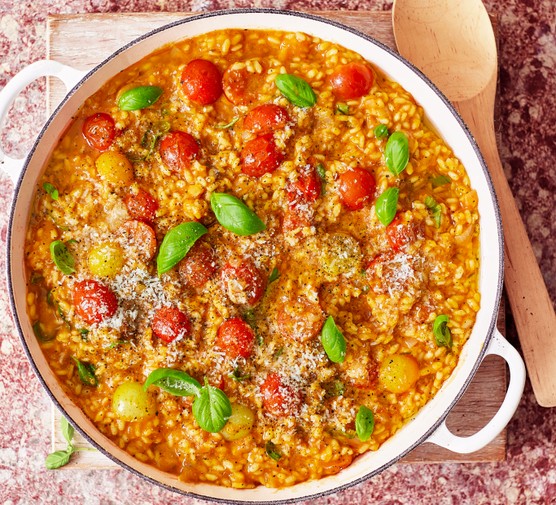 Creamy tomato risotto recipe 