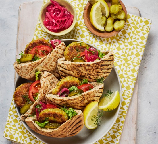 Falafel burgers recipe 