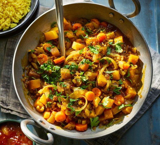 Easy lentil curry recipe 