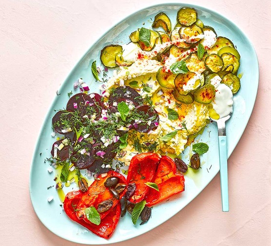 Healthy veggie platter recipe 