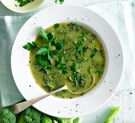 Broccoli and kale green soup recipe 