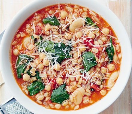 Bean & barley soup recipe