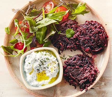 Beetroot latkes recipe