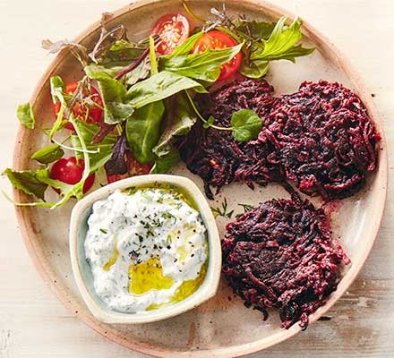 Beetroot latkes recipe 