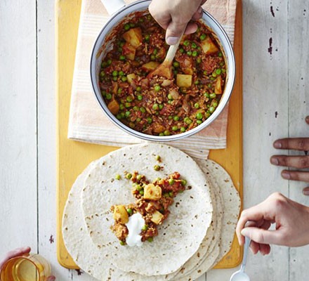 Spiced lamb wraps recipe 