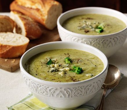 Soup maker broccoli and stilton soup recipe