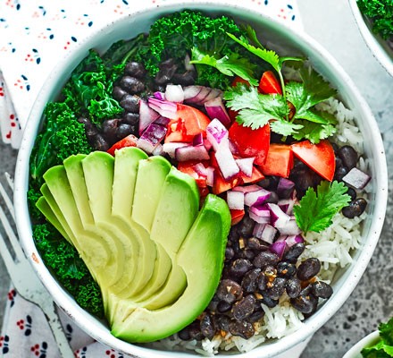 Burrito bowl with chipotle black beans recipe 