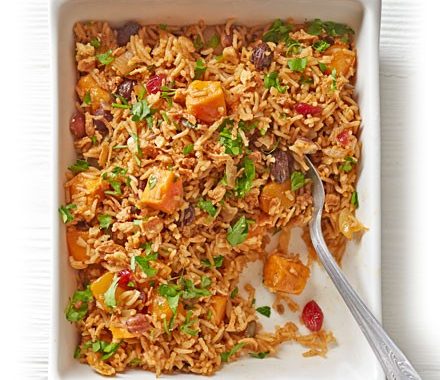 Butternut squash pilaf recipe