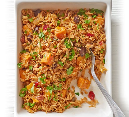 Butternut squash pilaf recipe 