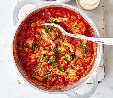 Chicken & chorizo ragu recipe