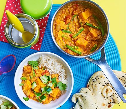 Creamy lentil & veggie curry recipe