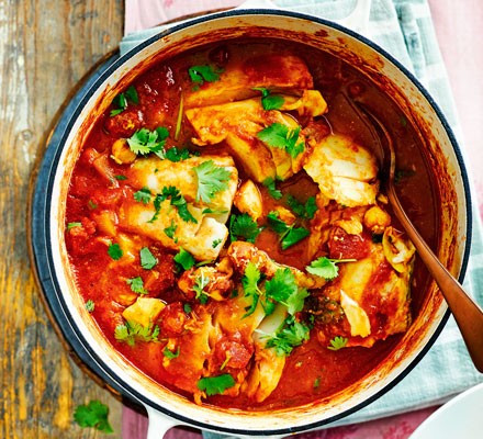 Curried cod recipe 