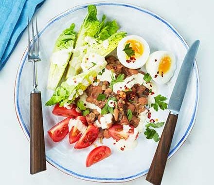 Egyptian egg salad recipe