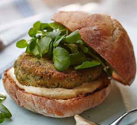 Easy falafel burgers recipe 