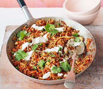 Carrot biryani recipe