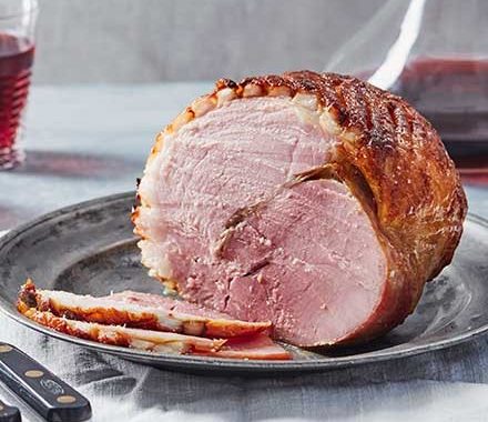 Honey-glazed ham recipe