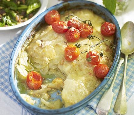 Lighter fennel & potato gratin recipe