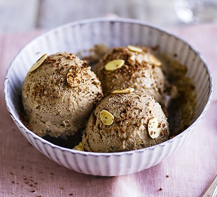 Healthy banana & peanut butter ice cream recipe 