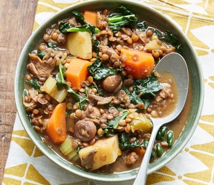 Hearty lentil one pot recipe