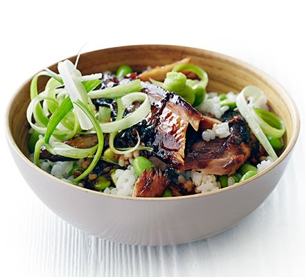 Japanese-style mackerel rice bowl recipe 