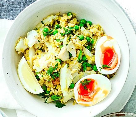 Lentil kedgeree recipe