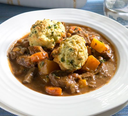 Beef stew and dumplings recipe 