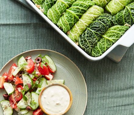 Middle Eastern-style cabbage rolls recipe