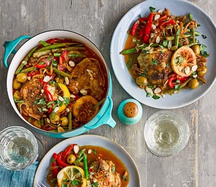 Moroccan chicken stew recipe