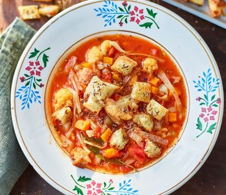 Healthy vegetable soup recipe