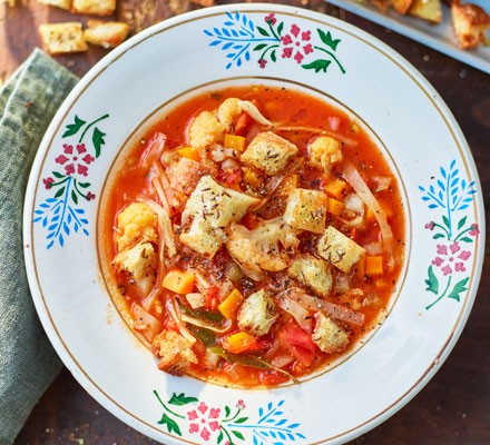 Healthy vegetable soup recipe 