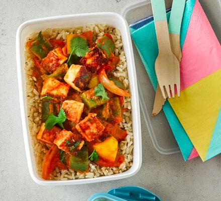 Paneer jalfrezi with cumin rice recipe 