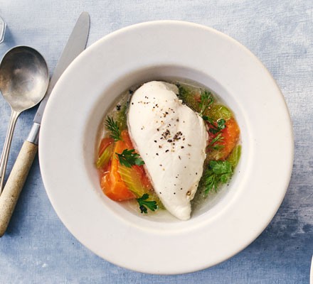 Poached chicken breast recipe 