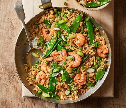 Prawn fried rice recipe