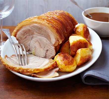 Roast pork with crackling recipe 