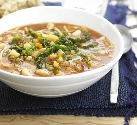 Chunky Minestrone soup recipe 