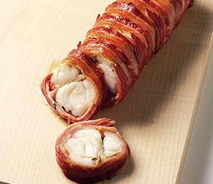 Bacon-wrapped monkfish recipe