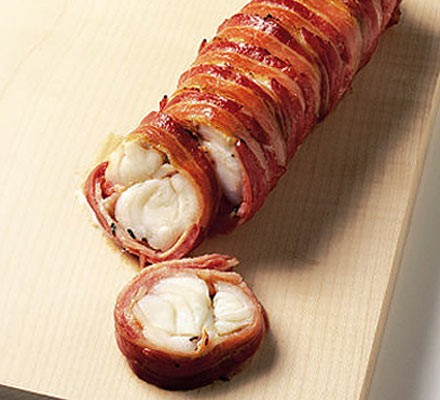 Bacon-wrapped monkfish recipe 